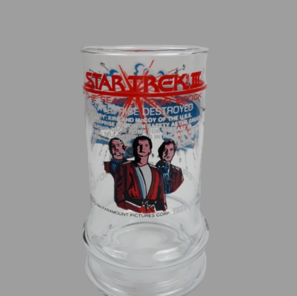 VTG Star Trek 111 1984 Enterprise tumbler glass - Picture 8 of 8